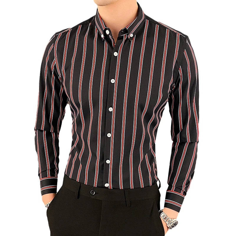 Striped Wedding Dress Shirt
