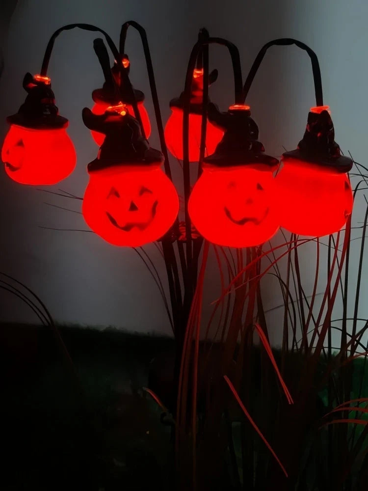 Solar Pumpkin Garden Lights