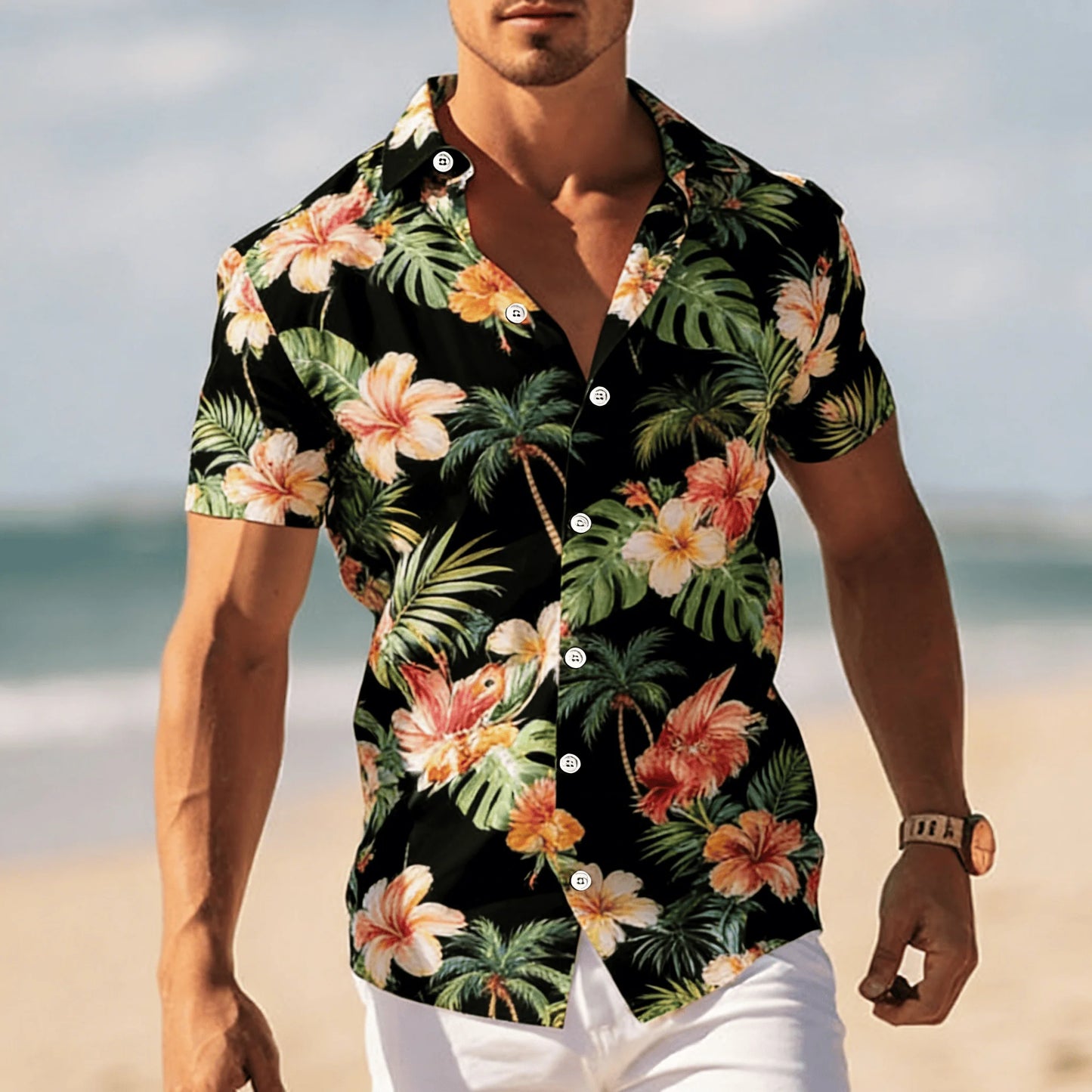Digital Print Casual Shirt