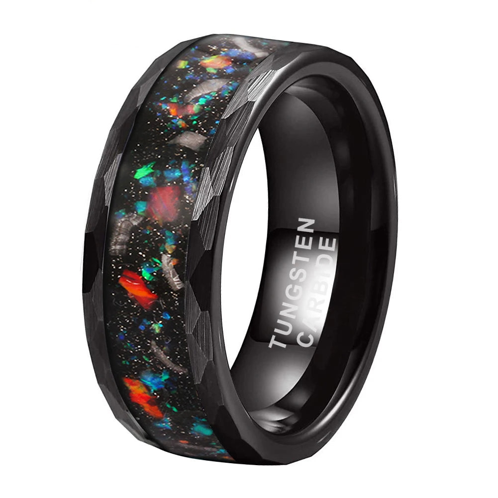 Tungsten Channel Wedding Band