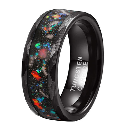 Tungsten Channel Wedding Band