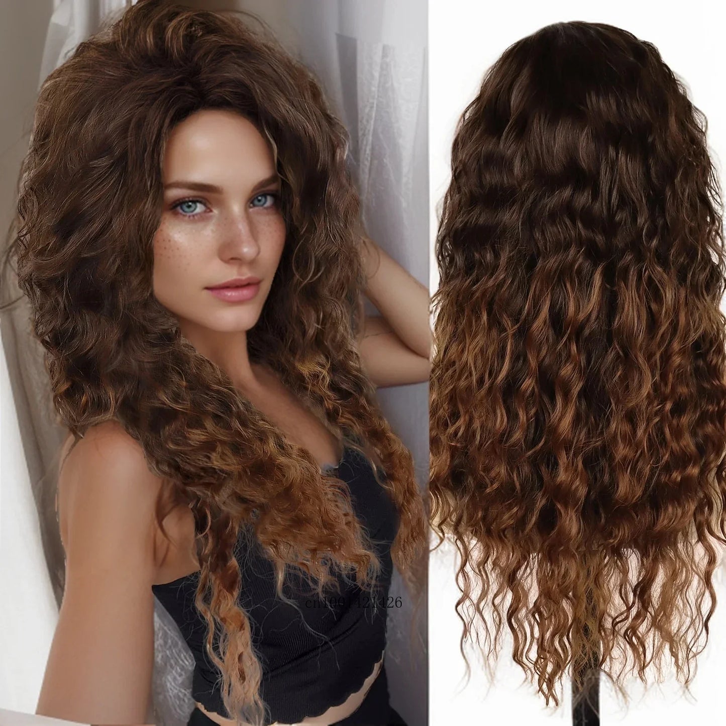 Long Wavy Ombre Wig