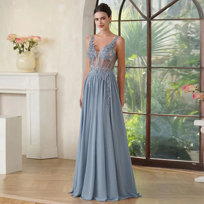 Custom Chiffon Gown
