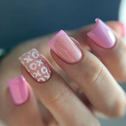 White Minimalist Press Nails