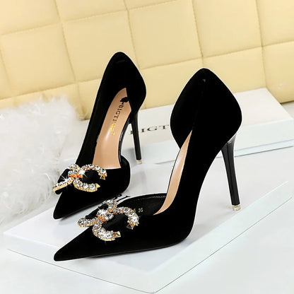 Pink Crystal Party Pumps