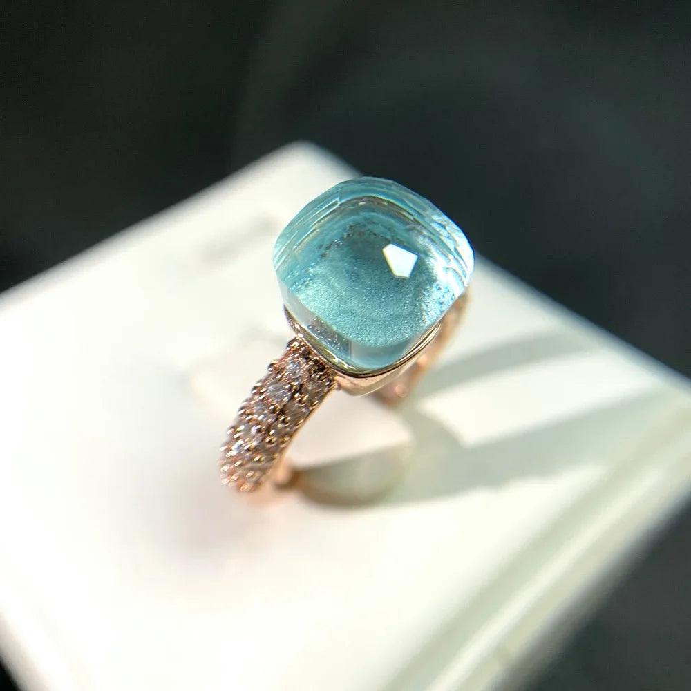 Candy Zircon Crystal Ring