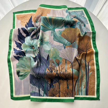 Fashion Print Silk Neckerchief