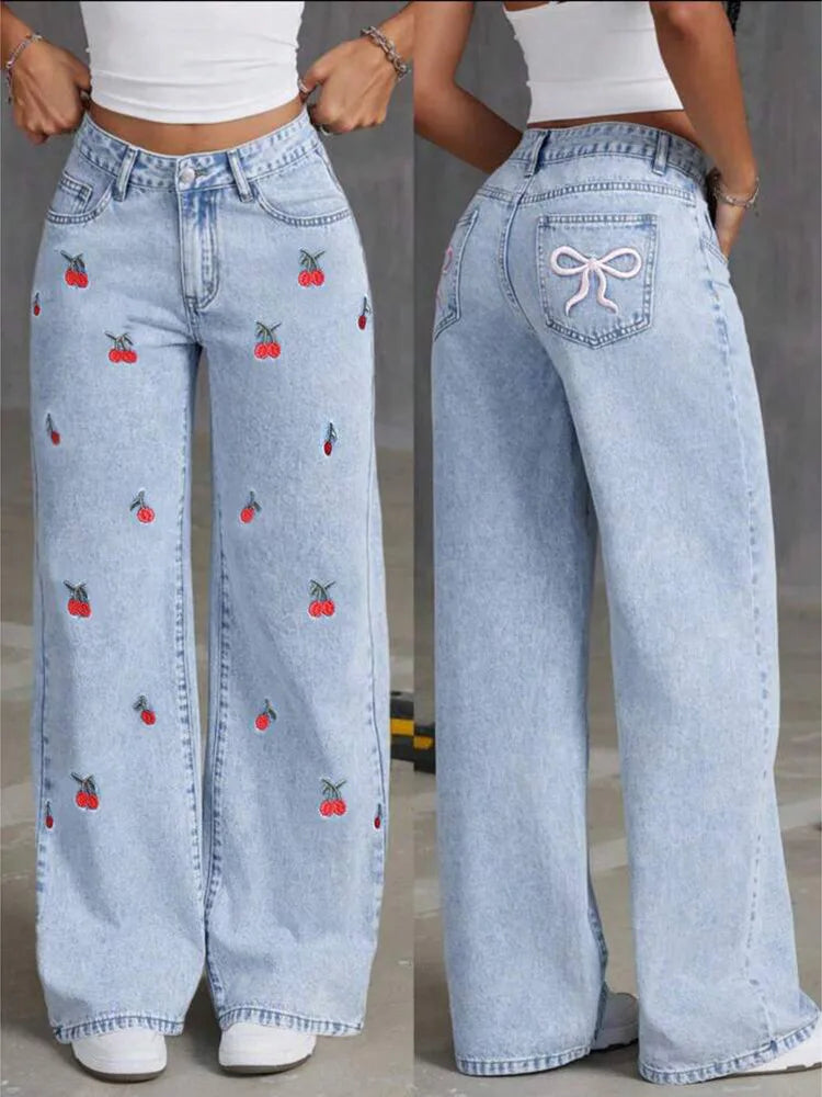 Loose Straight-Leg Jeans