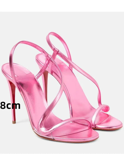 Serpentine Stiletto Sandals