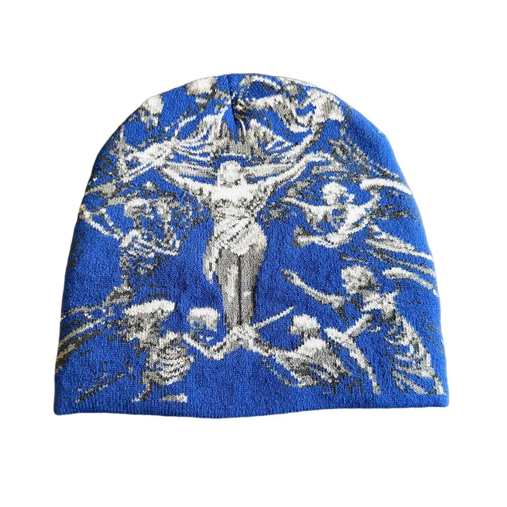 Elastic Jacquard Beanie