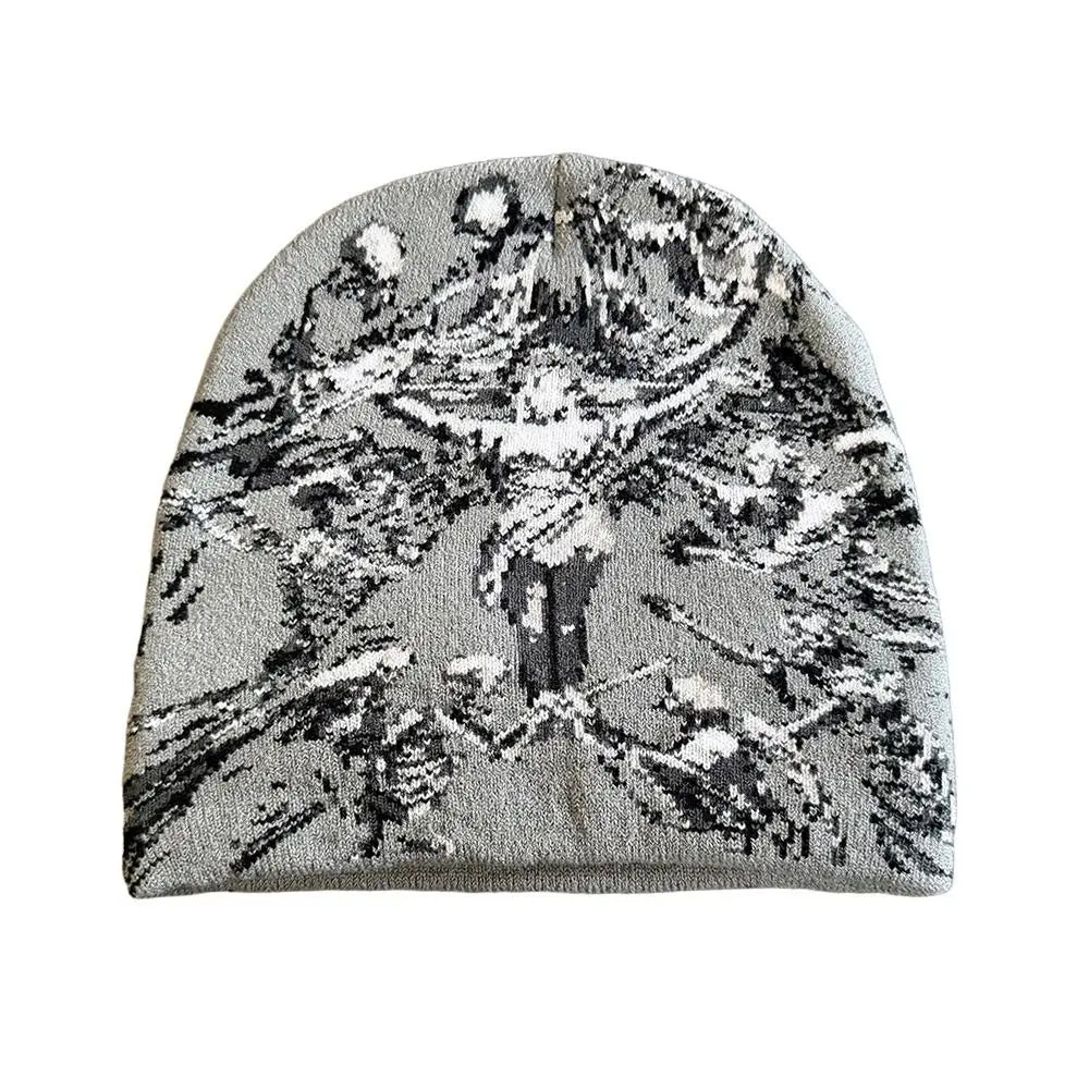 Elastic Jacquard Beanie