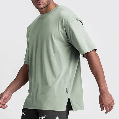 Patchwork Quick-Dry Gym Sport Tee