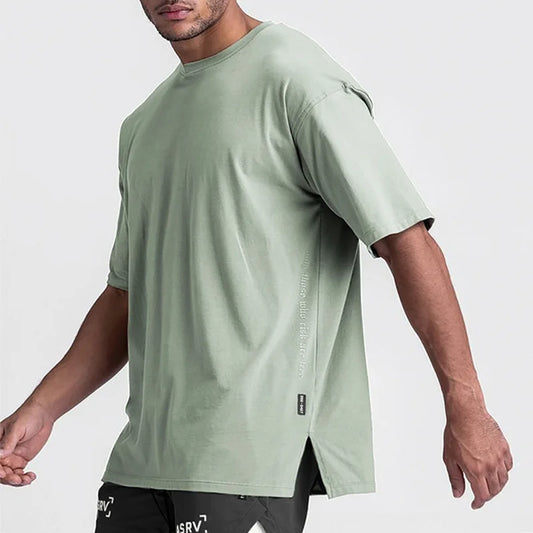 Patchwork Quick-Dry Gym Sport Tee
