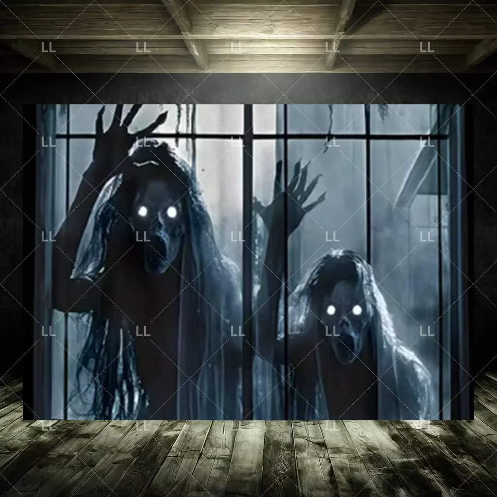 Zombie Explosion Halloween Photography Backdrop