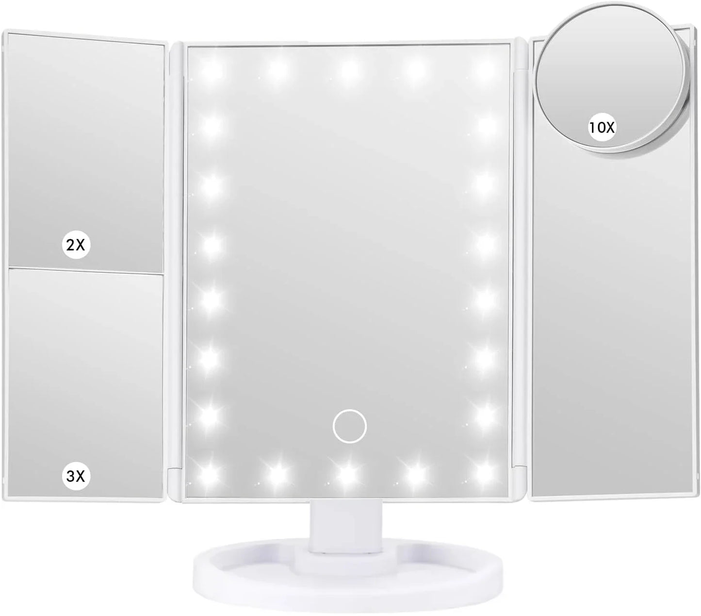 LED Vanity Makeup Mirror with Touch Control