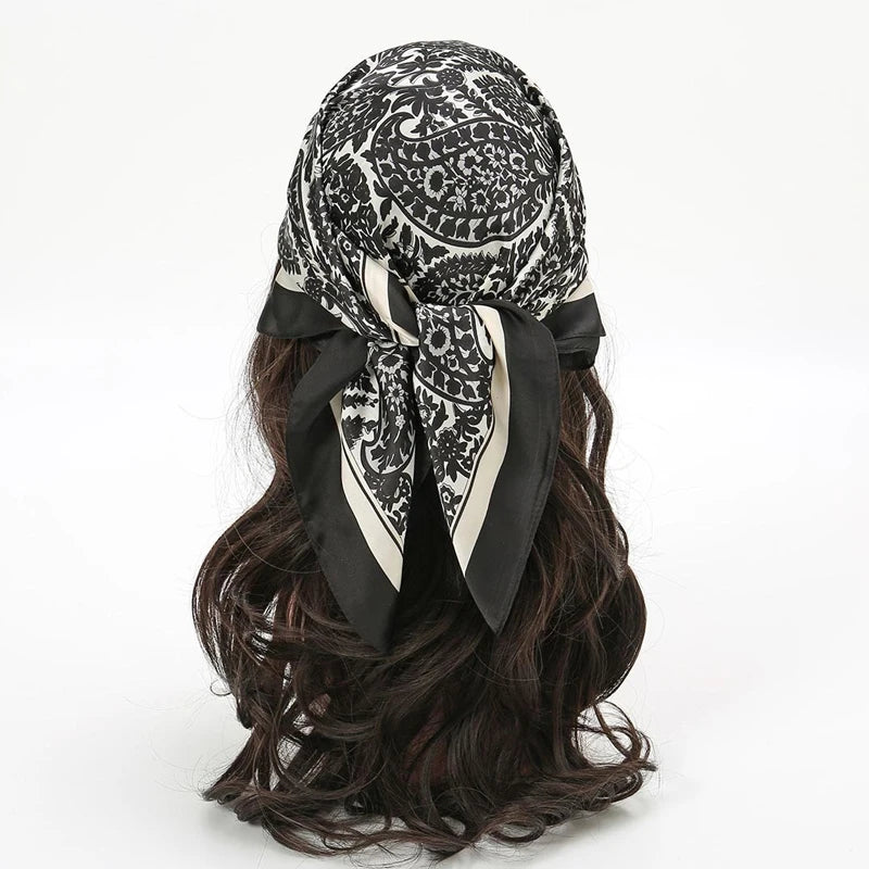 Satin Silk Feeling Hair Scarf