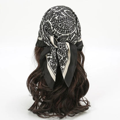 Satin Silk Feeling Hair Scarf
