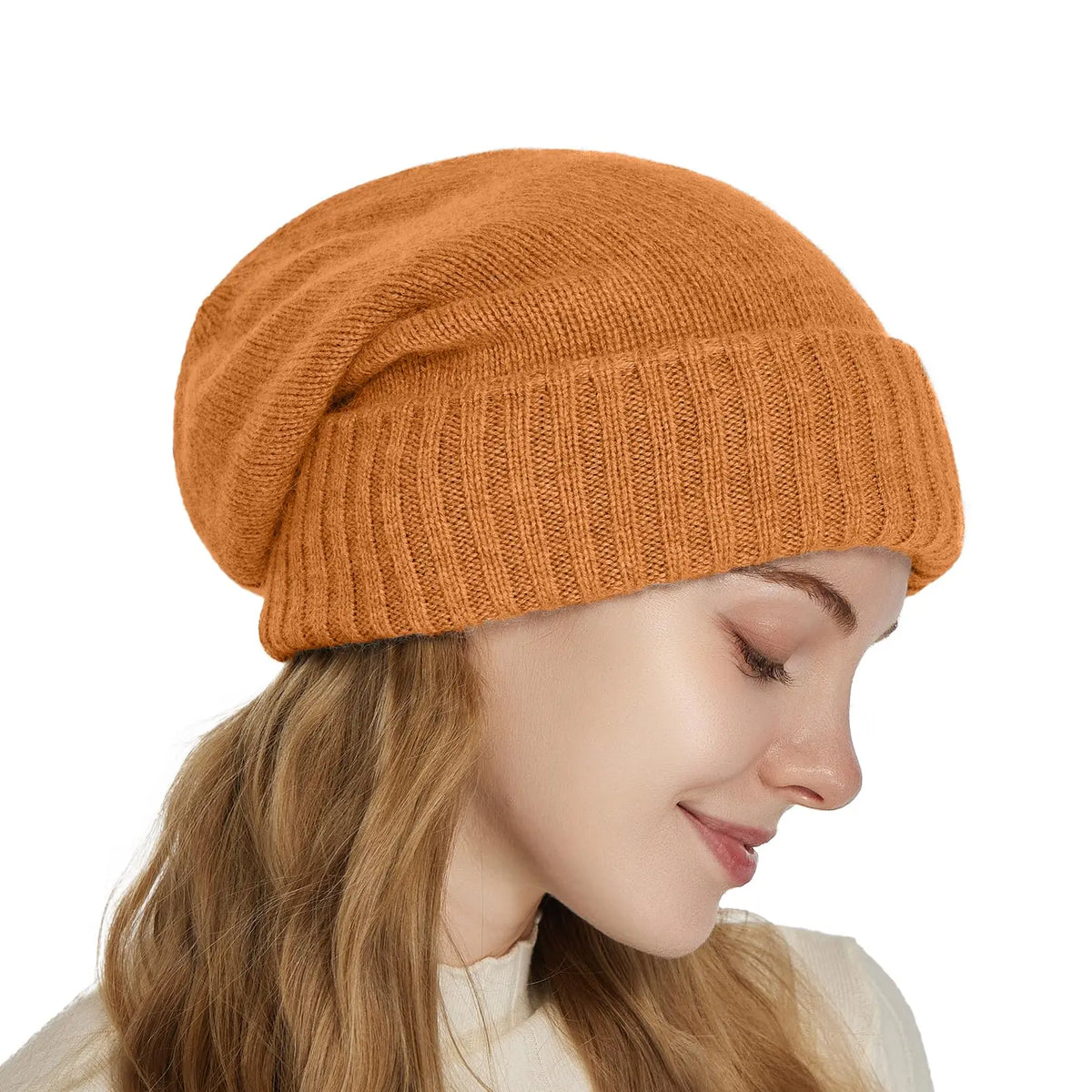 Satin-Lined Cashmere Beanie