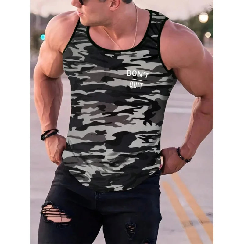 Coconut Print Oversized Tank Top