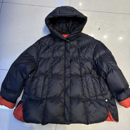 Oversized Hooded Down Jacket