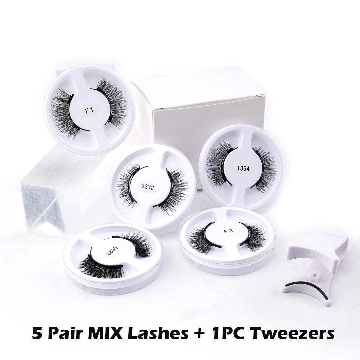 Magnetic 3D False Eyelashes Set