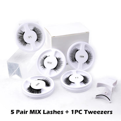 Magnetic 3D False Eyelashes Set