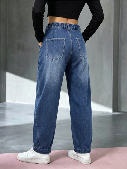 Relaxed Faded Jeans