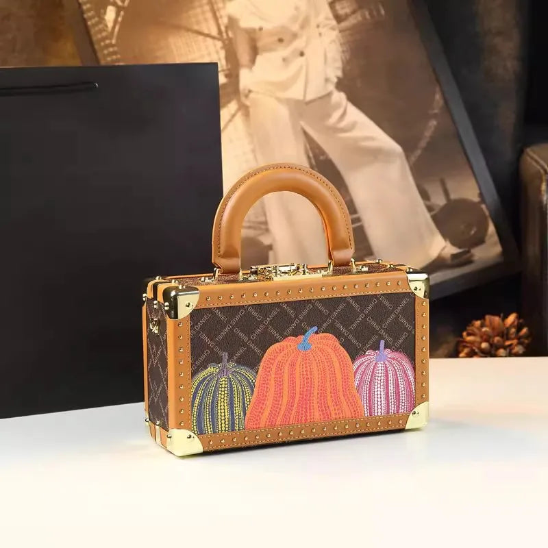 Leather Box Handbag