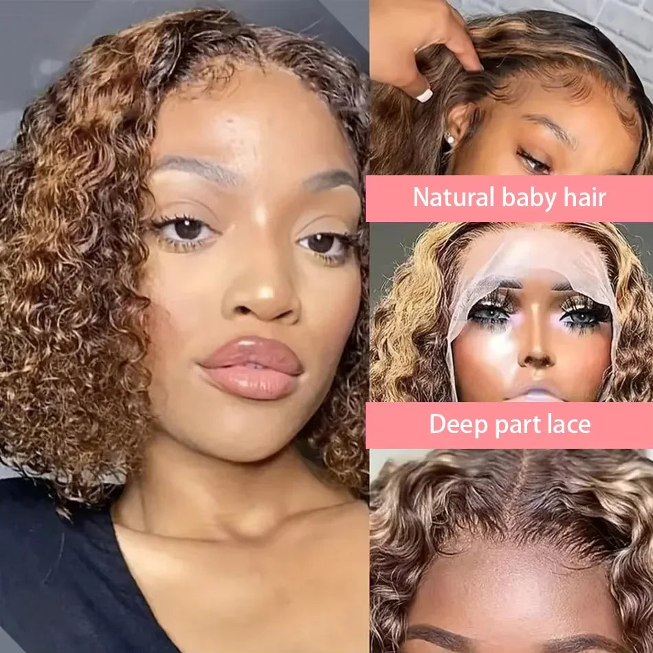 Short Deep Wave Wig