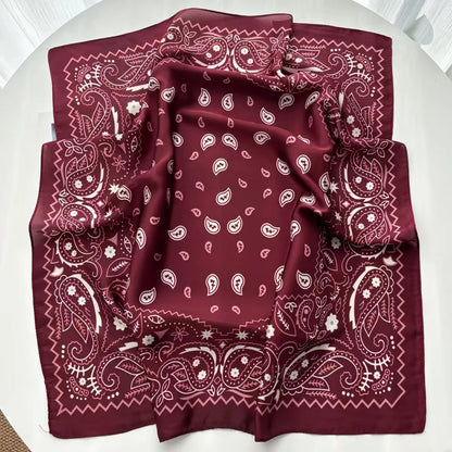 Satin Silk Feeling Hair Scarf