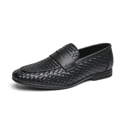 Leather Slip-on European Shoes