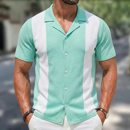 Casual Knit Polo Shirt