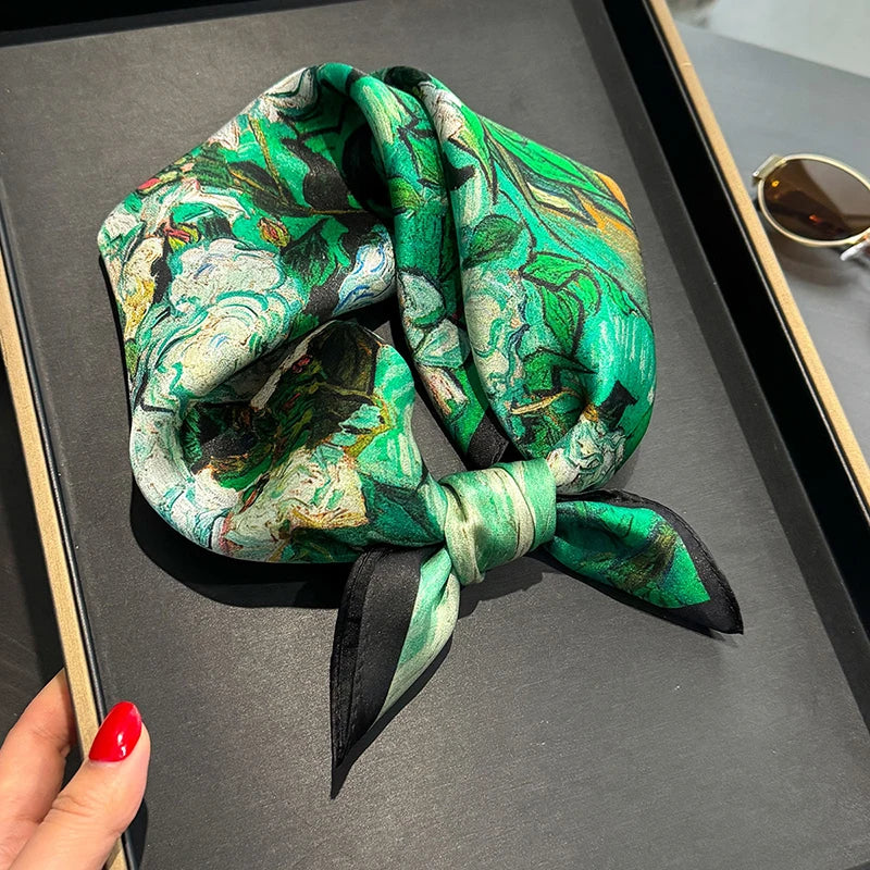 Mulberry Silk Square Bandana