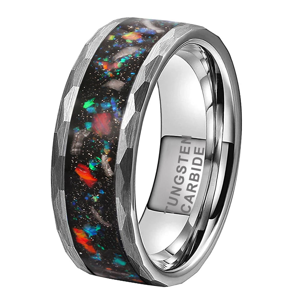 Tungsten Channel Wedding Band