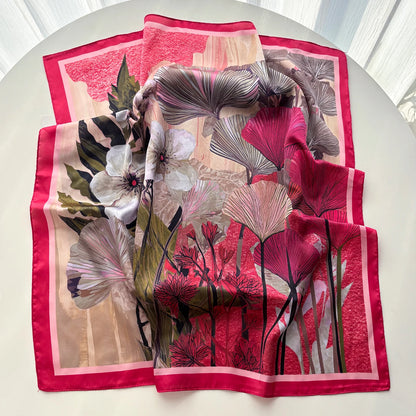 Fashion Print Silk Neckerchief
