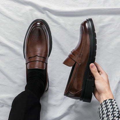 Leather Business Breathable Shoes