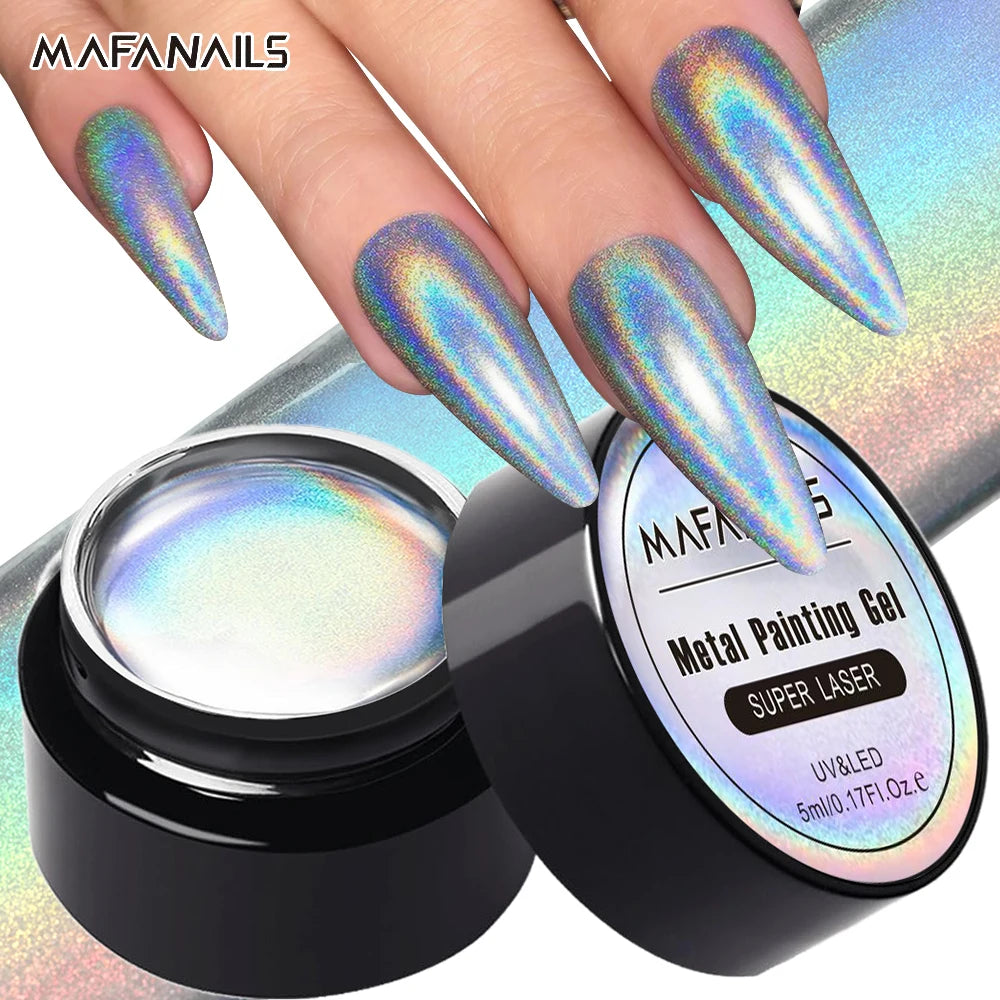 Metallic Mirror Nail Gel