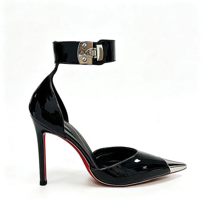 Patent Slingback Office Pumps