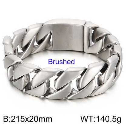 Geometric Link Chain Bracelet