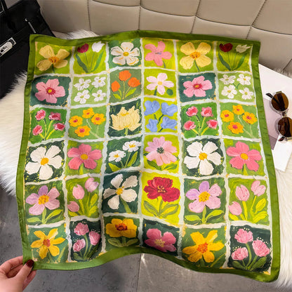Fruit Print Korean Square Scarf