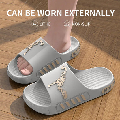 Tan Eva Slip-on Slippers