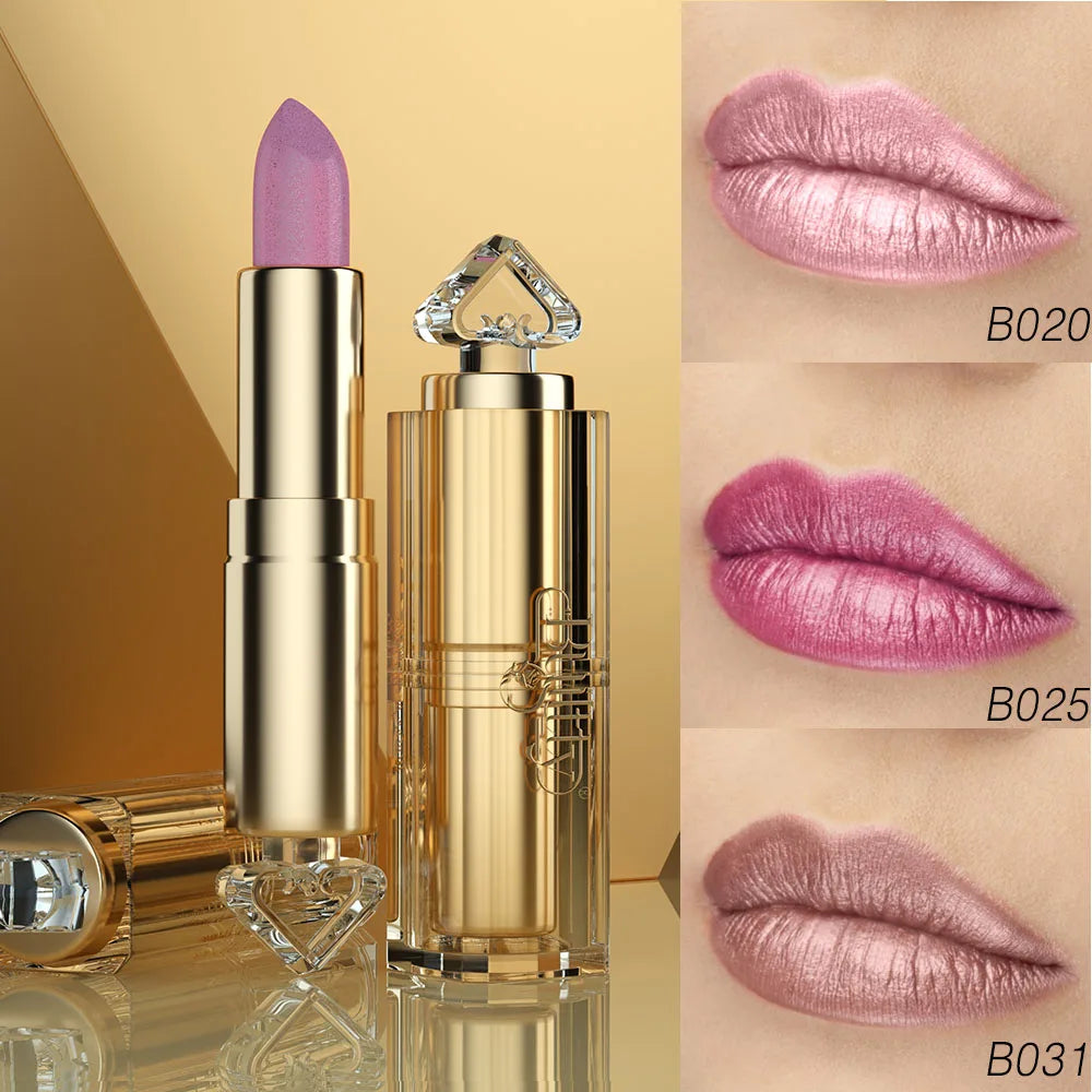 3Pcs Glitter Shimmer Lipstick Set