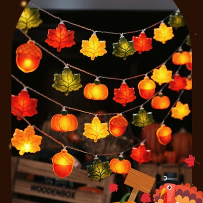 LED Pumpkin Light String