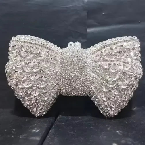 Rhinestone Evening Clutch Purse