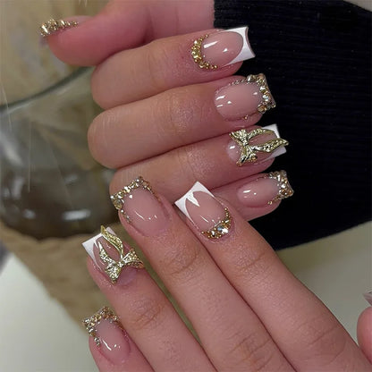 French Bow Press On Nails