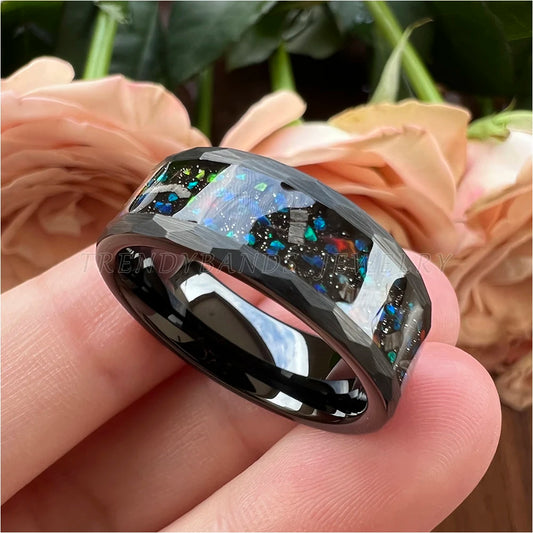 Tungsten Channel Wedding Band