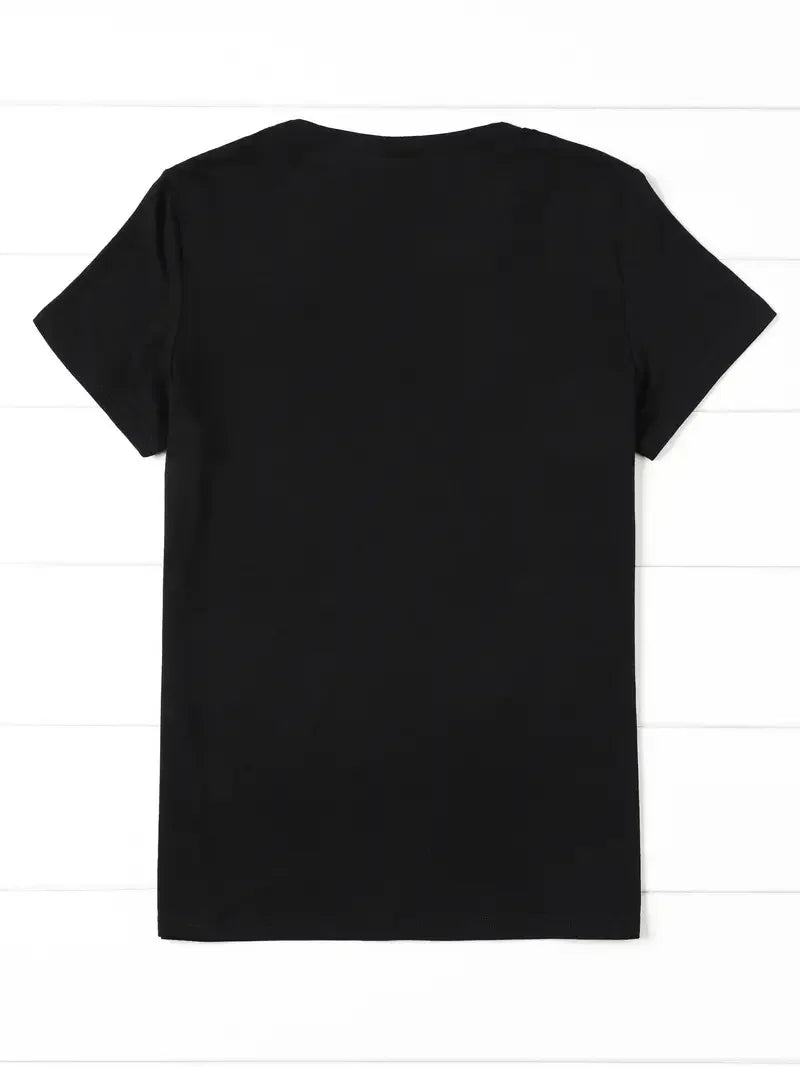 Cartoon Chick Graphic T-Shirt