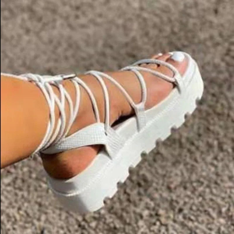 Roman Cross Strap Sandals