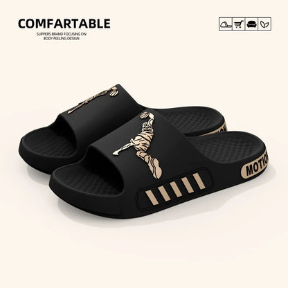 Tan Eva Slip-on Slippers