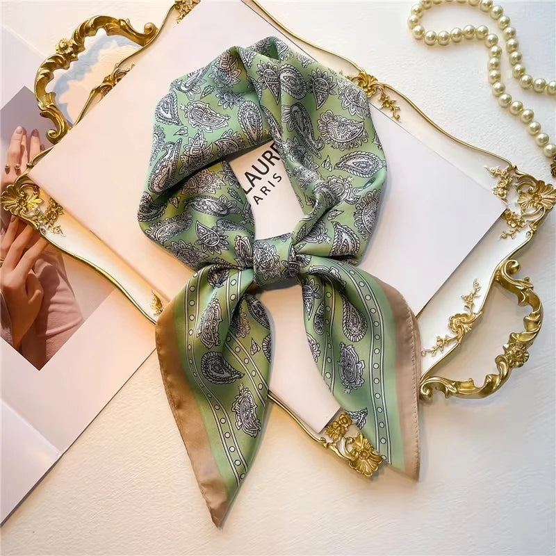 Satin Silk Feeling Hair Scarf